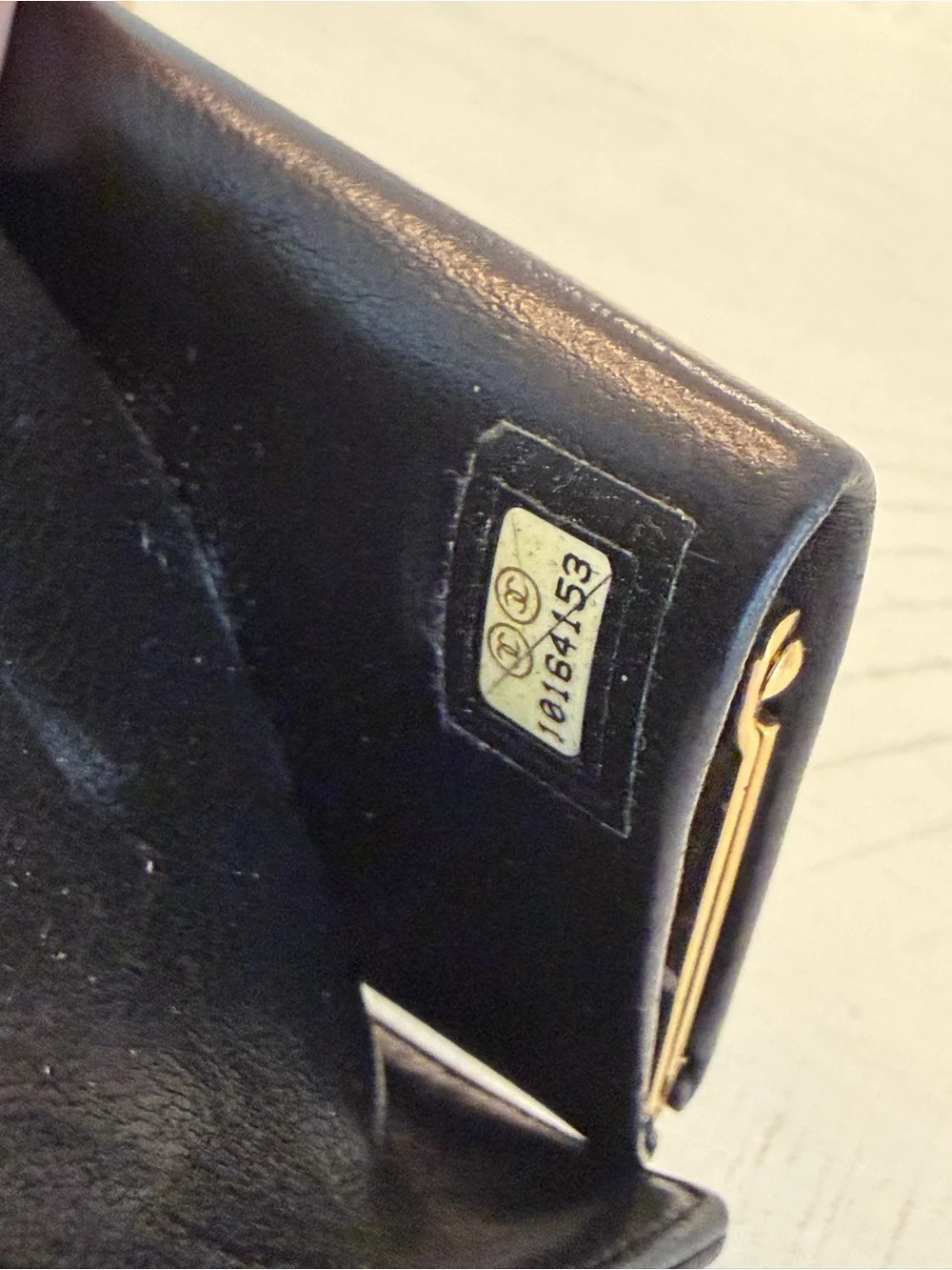 CHANEL Classic Black Caviar Leather Wallet
